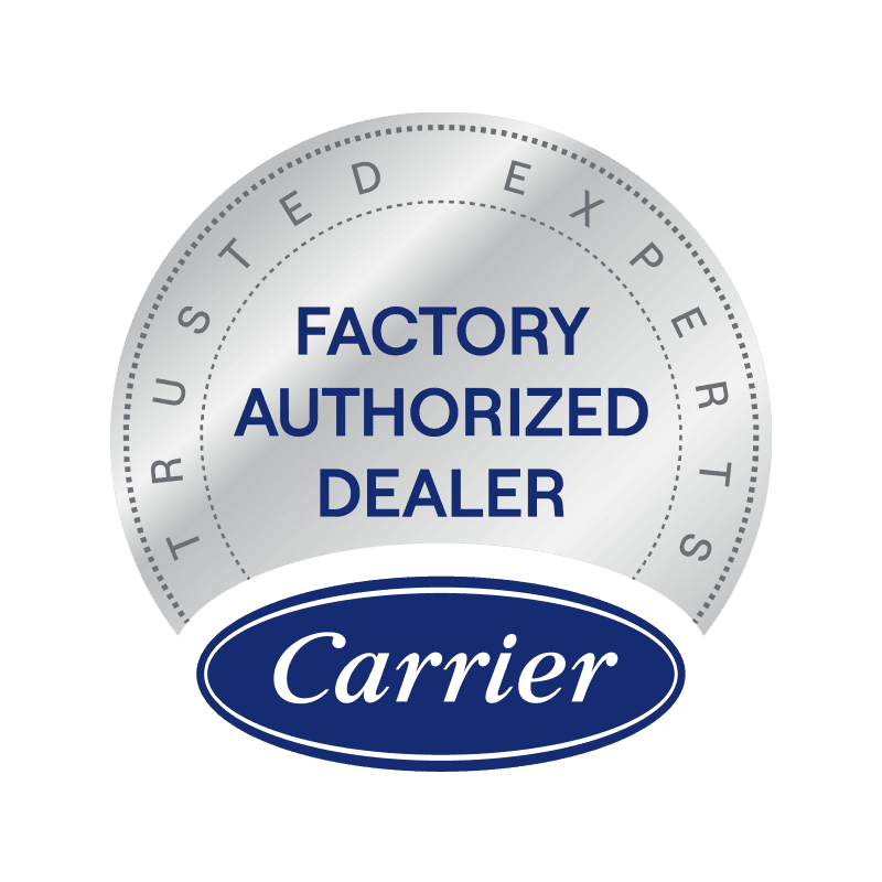 Carrier factory authorized dealer logo.